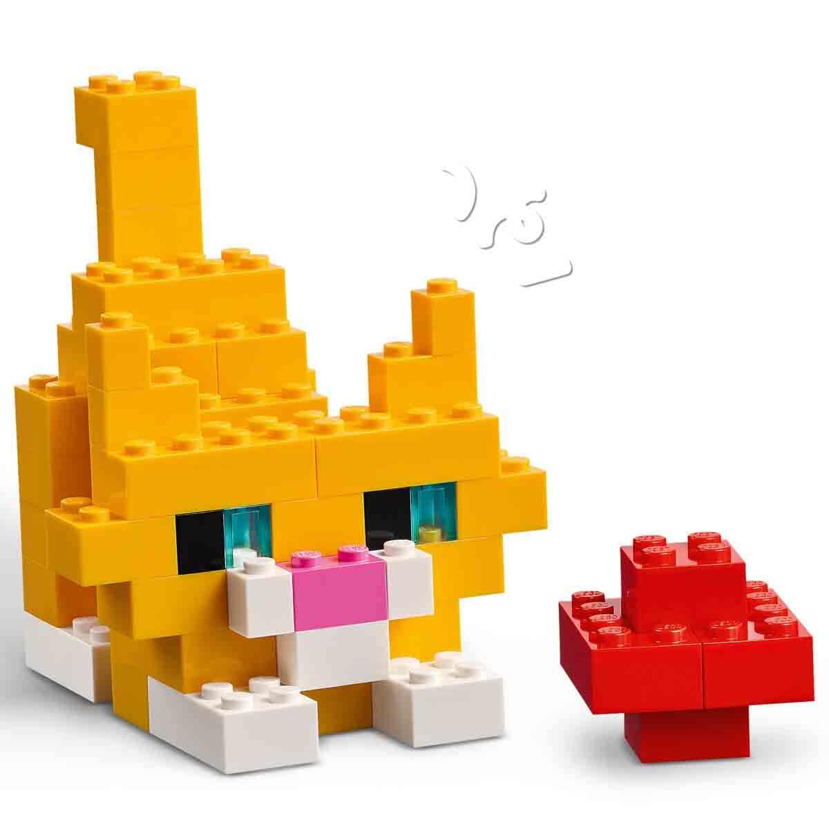 LEGO Classic Creative Colorful Bricks - Educational toy to promote fine motor skills - Animals, dinosaur figures & vehicles including plane & car - Gift for boys & girls aged 5 and up - 11045