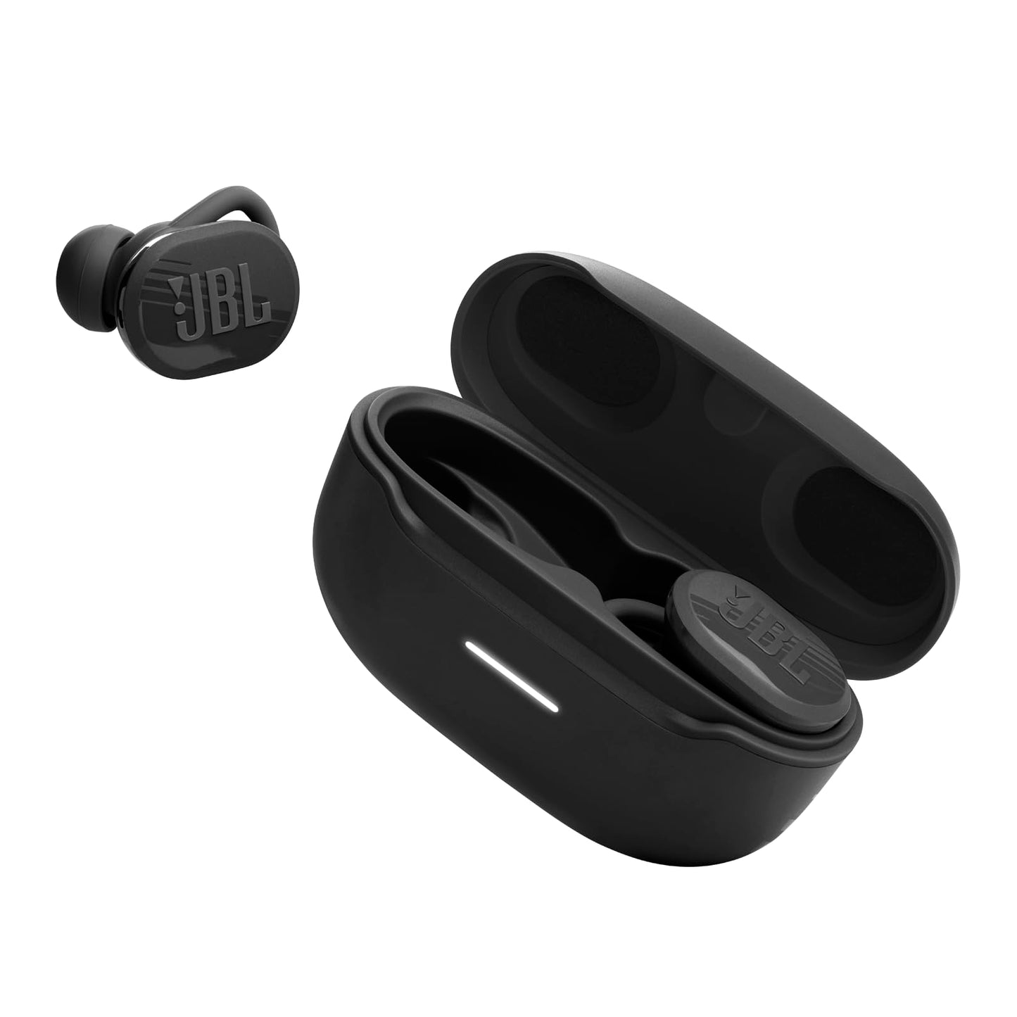 JBL Endurance Race 2, true wireless Bluetooth in-ear headphones, 48 h battery life, IP68 dust and waterproof, noise canceling, JBL Pure Bass Sound, smart ambient technology, sport mode, black - JBLENDURACE2BLK