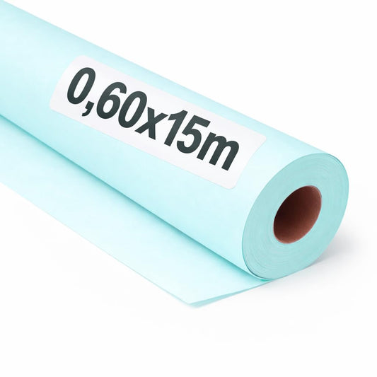 OFITURIA Kraft Paper Blue Pastel - Roll 0.60 × 15 m - 3 Rolls - Wrapping Paper and Packaging Paper - Craft Paper for DIY, Decoration and Sewing Patterns - Tear-Resistant and Easy to Cut - COM620-parent2