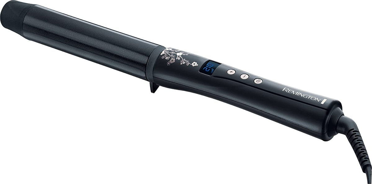 Remington Pearl Digital curling iron, 32 mm, LCD display, black, CI9533