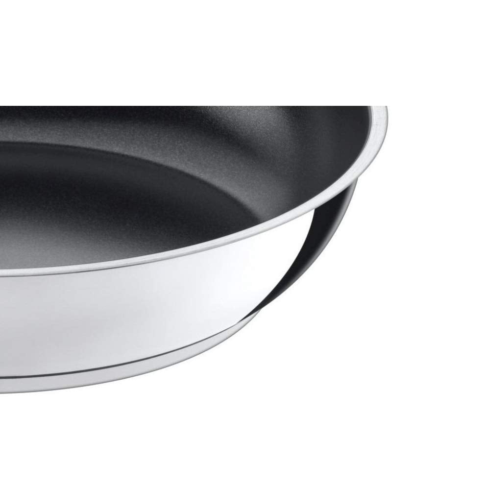WMF Durado frying pan induction 24 cm, Cromargan stainless steel coated, ceramic coating, oven safe - 748246021