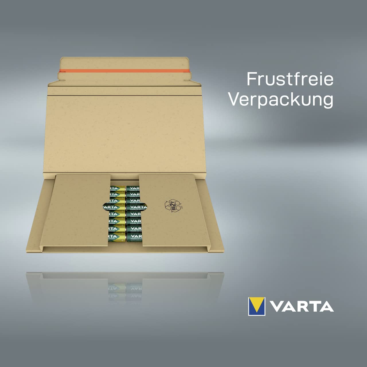 VARTA AAA batteries, rechargeable, 16 pieces, battery, power on demand, 1000 mAh Ni-MH, pre-charged, ready for immediate use [Exclusive to Amazon] - 5703311316