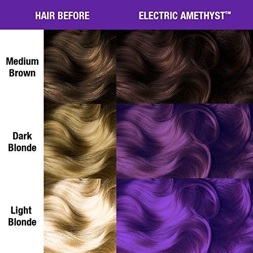 Manic Panic Electric Amethyst Classic Cream Semi-Permanent Hair Color Purple 2 x 118ml - HCR