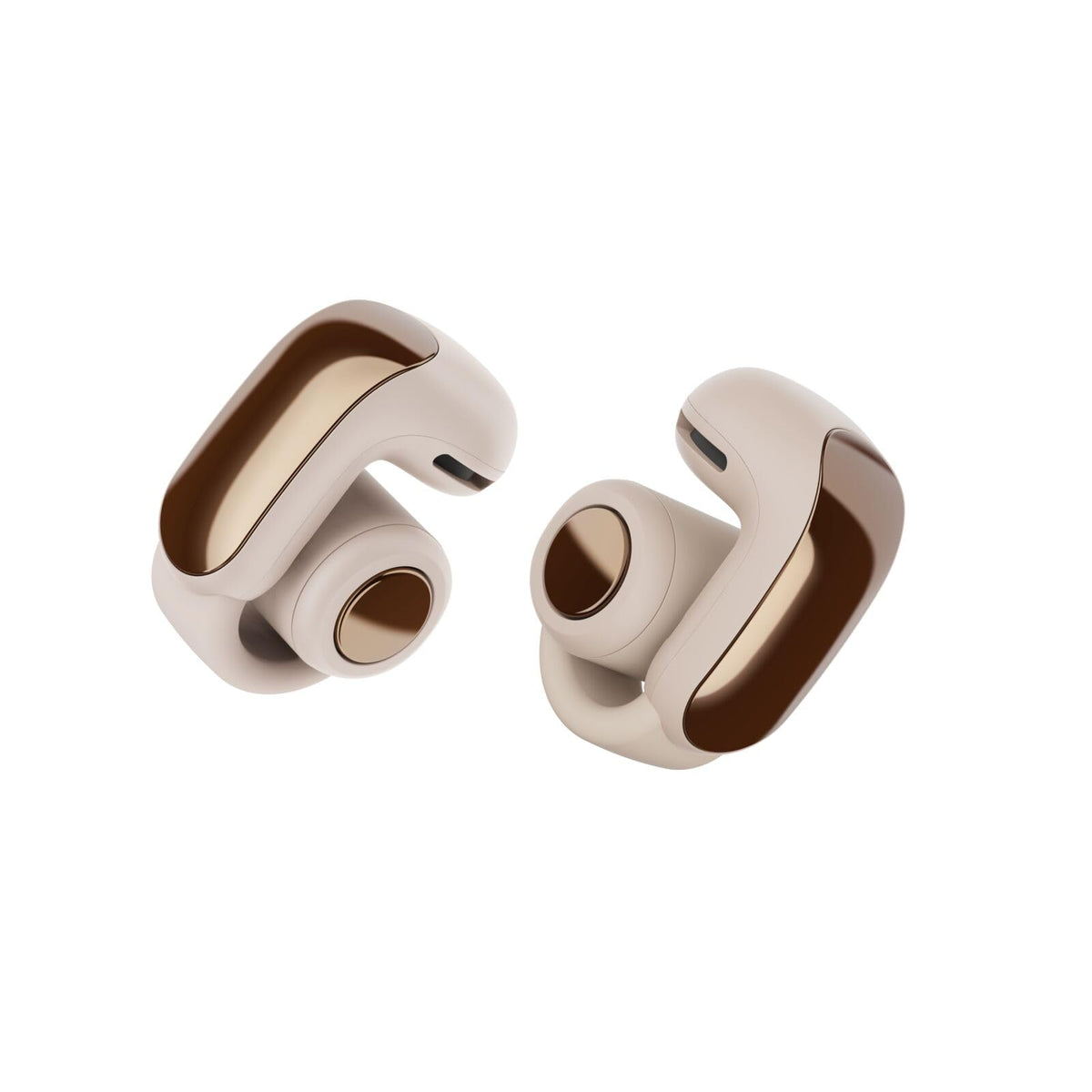 Bose Ultra Open Earbuds with Bluetooth and OpenAudio technology, Clip On headphones, wireless Open Ear Earbuds, immersive audio, up to 48 hours battery life, Driftwood Sand - Limited Edition - 881046-0400