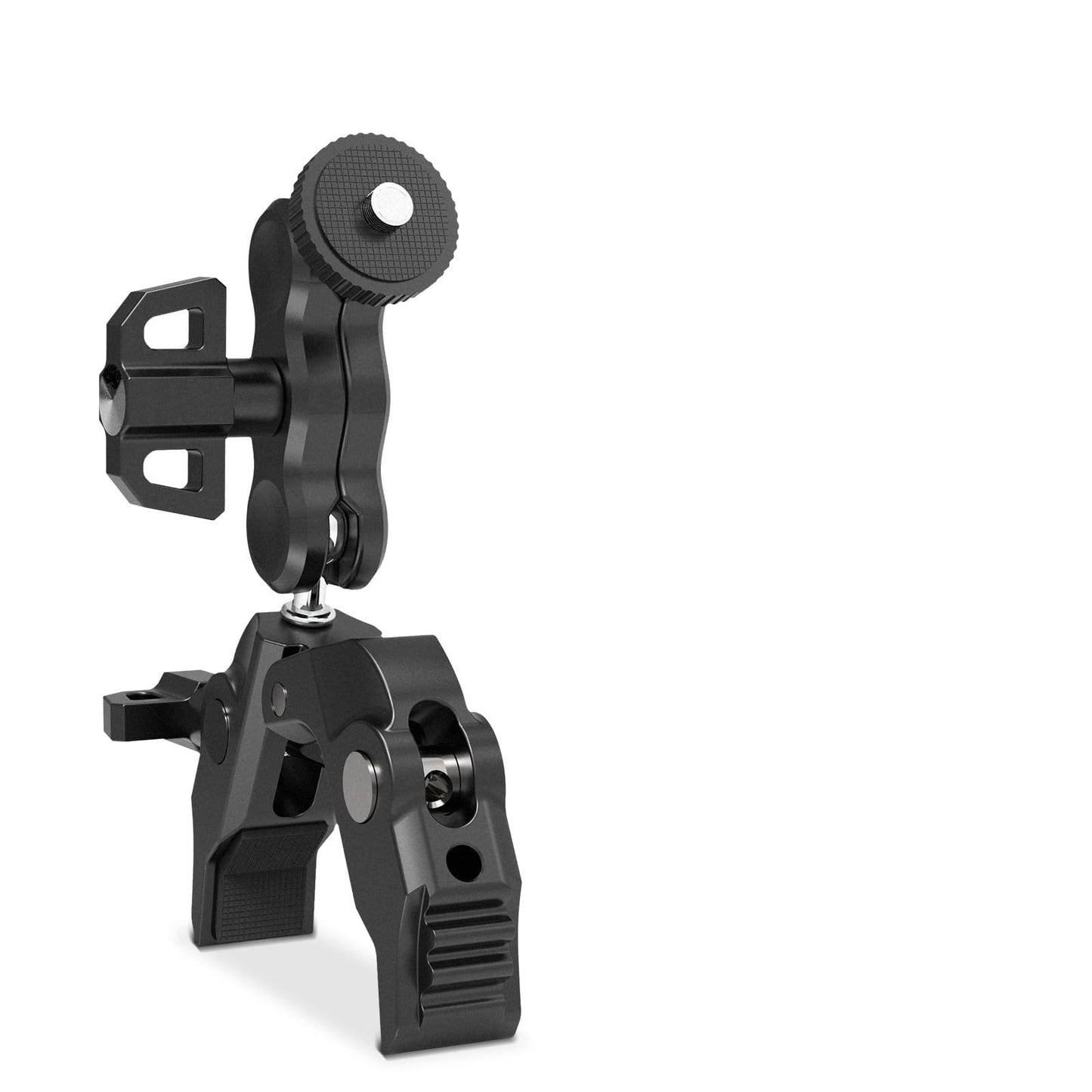 NEEWER Magnetic Mobile Phone Holder with Super Clamp, Adjustable Metal Holder with 1/4" Screw and Ball Heads Magic Arm Compatible with MagSafe iPhone for Rod Tripod Microphone Stand Table, PA150 - 10107602