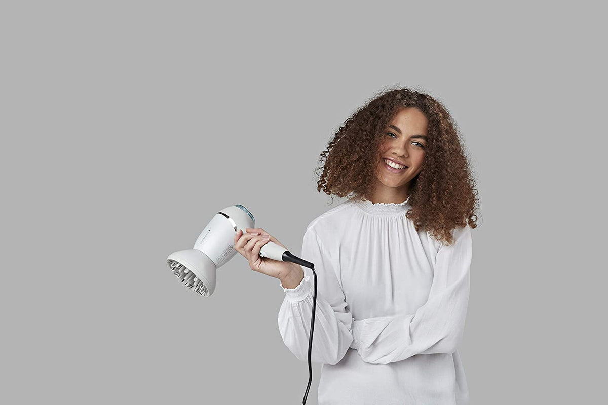 Remington Hair Dryer Ionen Hydraluxe Pro (2200 Watt, 160km/h, 2 Styling Attachments, Hydracare Sensor - 45700560100