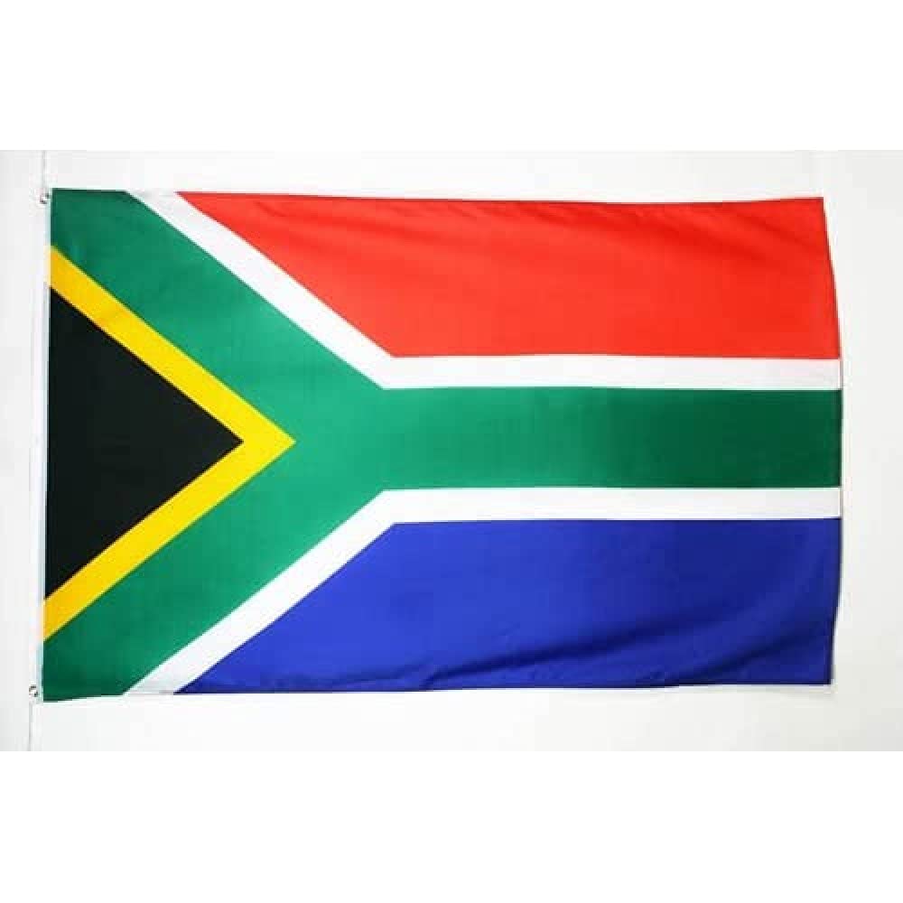 AZ FLAG - South Africa flag - 250x150 cm - Republic of South Africa Large flag 100% polyester with brass eyelets - 300g - K_2