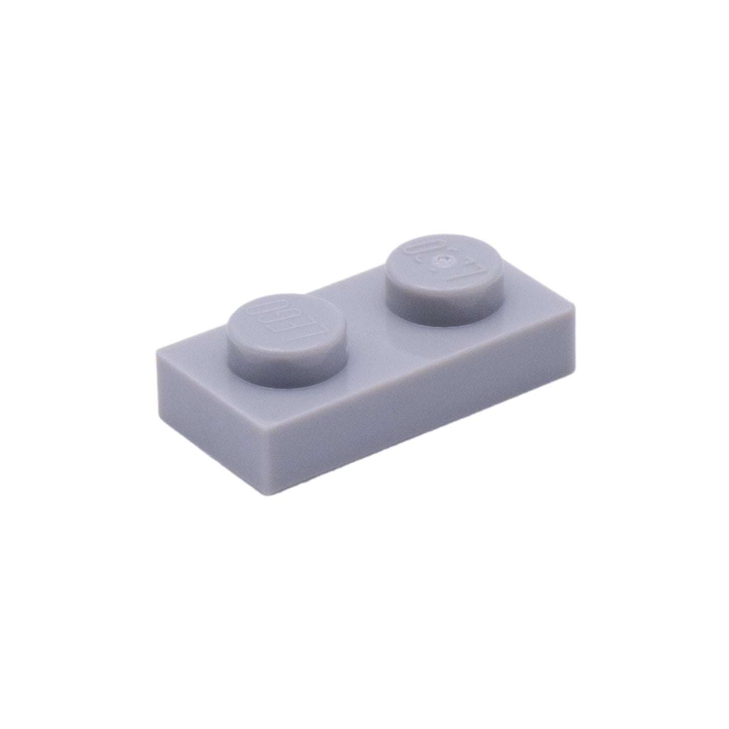 Lego City Classic Basic Plate 1x2 studs in light gray - 100 pieces - Perfect for creative building projects and expansions - 3023