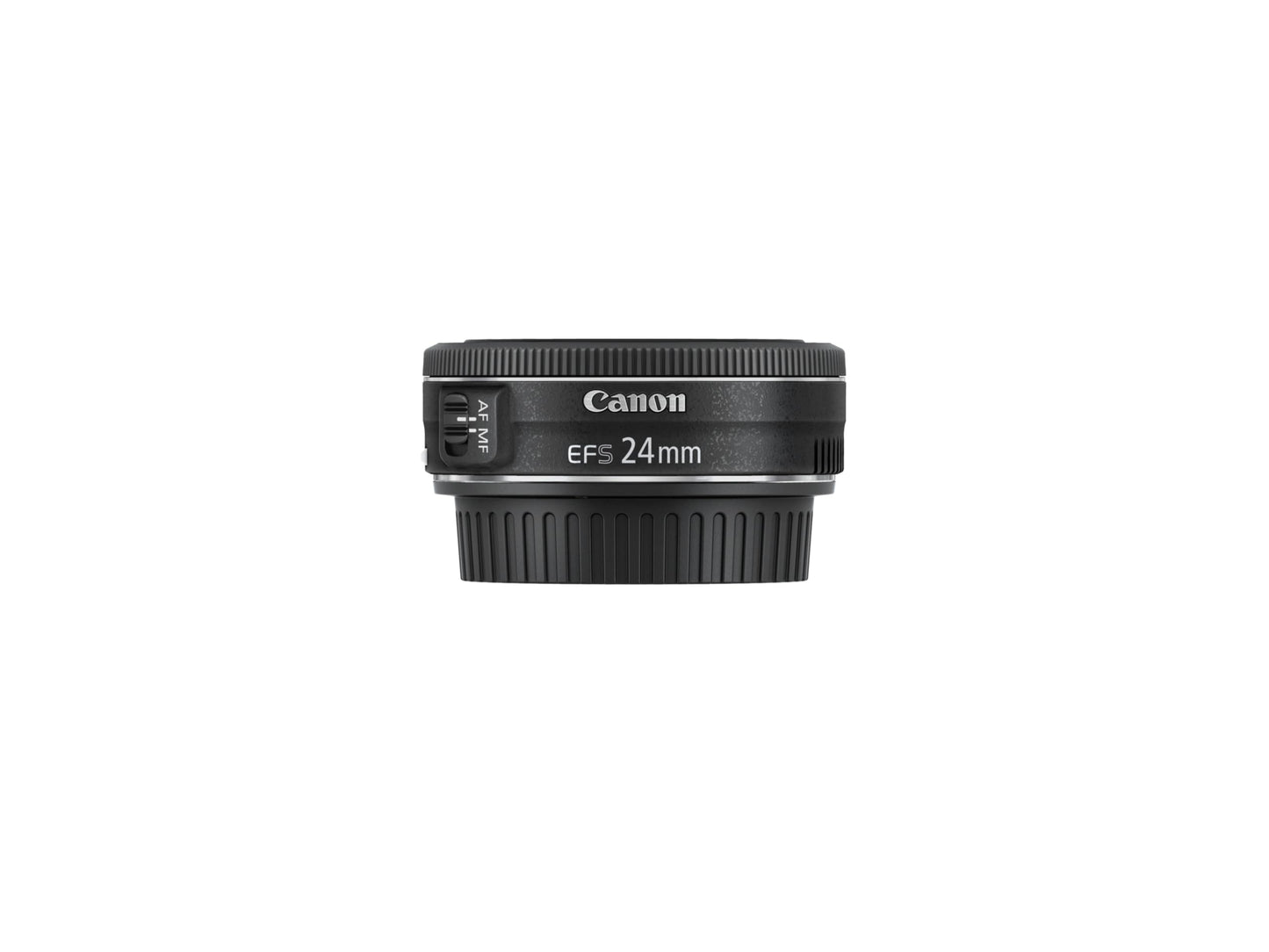 Canon EF-S 24mm F2.8 STM pancake lens (52mm filter thread) black, EF-S2428STM