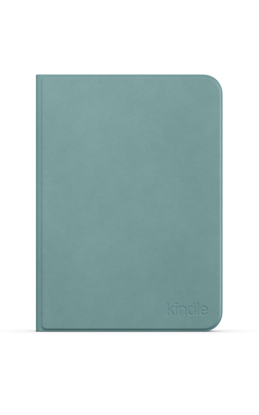 The new slim case for Amazon Kindle in an aluminum design, featuring magnetic attachment, lightweight, foldable protective cover, sustainably designed with plant-based materials. - 53-104504