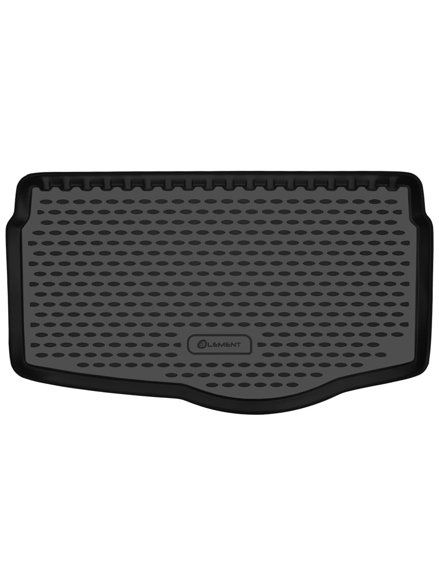 Element precisely fitting premium anti-slip boot mat suitable for VW Polo GTI (VI Restyling) | 2021 -> | 5 doors | lower loading floor position | 100% custom-fit anti-slip car mat - EXP.CARA70075N11