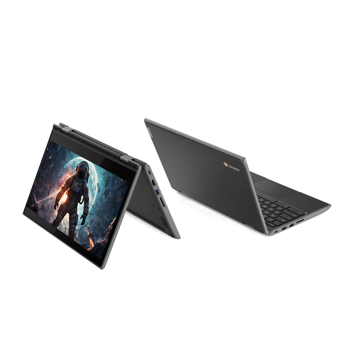 Lenovo Chromebook 300e 2 in 1 Touchscreen Laptop, 11.6 Inch (1366x768), Intel Celeron N4020, 4GB RAM, 32GB SSD, Japanese Keyboard, Chrome OS (Refurbished) - B0FVFM4M9K
