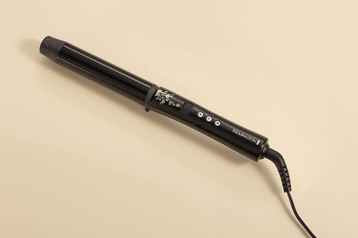 Remington Pearl Digital curling iron, 32 mm, LCD display, black, CI9533
