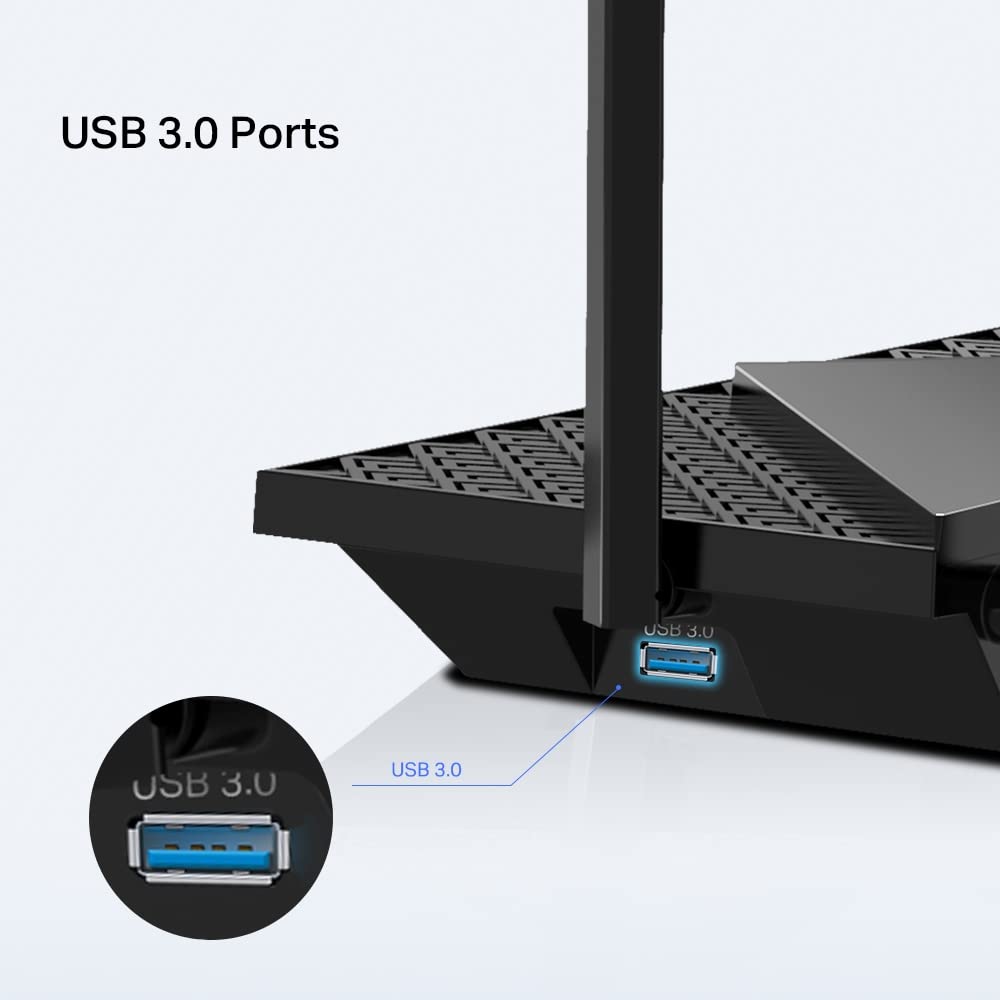 TP-Link Archer AX72 Pro AX5400 Multi-Gigabit WiFi 6 Router (4804 Mbit/s 5 GHz, 574 Mbit/s 2.4 GHz, 2.5 Gigabit WAN/LAN port, 1×USB 3.0 port, 160MHz Bandwidth, HomeShield), does not support DSL function