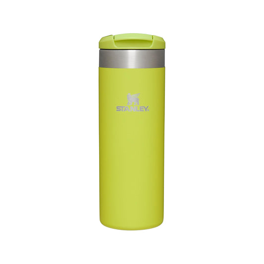 Stanley 1913 Aerolight Transit Thermo Mug 0.47L - Keeps Hot for 6 Hours - Dishwasher Safe - Coffee Mug To Go Leak-Proof - Compatible with Common Car Drink Holders - Yellow - stan96793