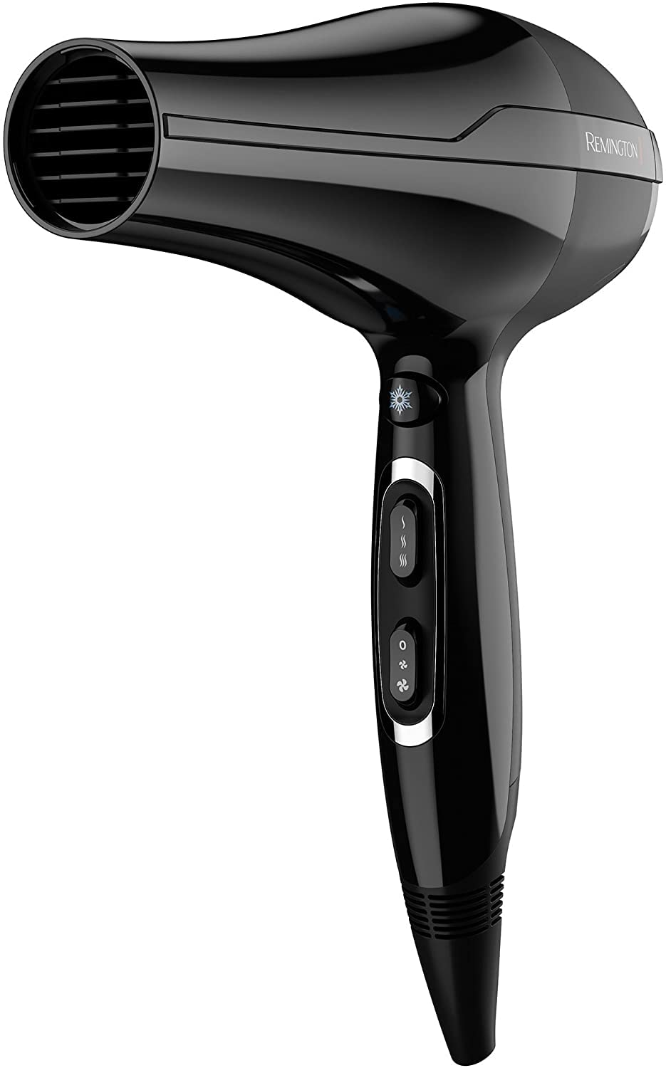 Remington Professional Hair Dryer Ionen Pro-Air (2300 W, 130 km/h, powerful & durable AC motor with true cold shot, 3 heat settings and 2 speed settings, two styling nozzles + diffuser), AC5999 - 45506560100