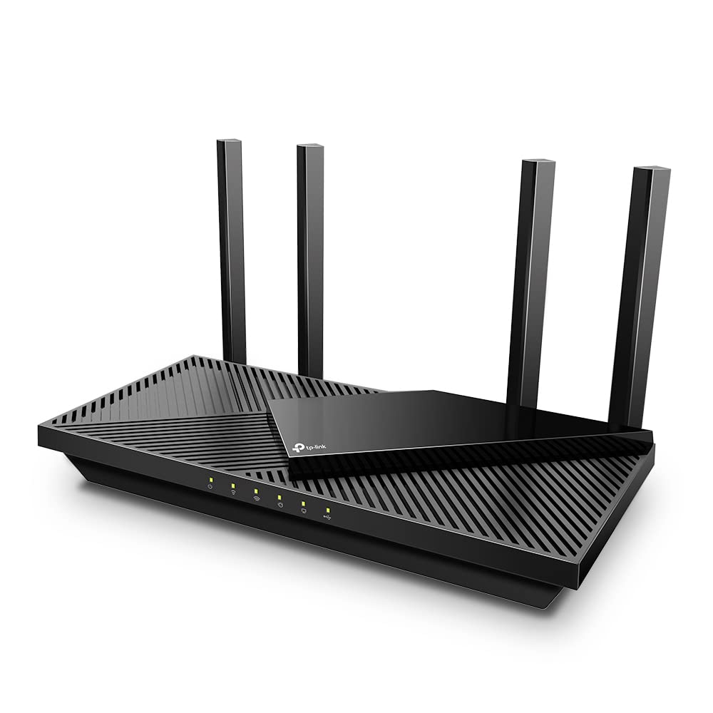 TP-Link Archer AX55 Wi-Fi 6 WLAN router, 2402 Mbit/s 5 GHz, 574 Mbit/s 2.4 GHz, 4 × Gigabit LAN ports, 1 × USB 3.0 port, does not support DSL function