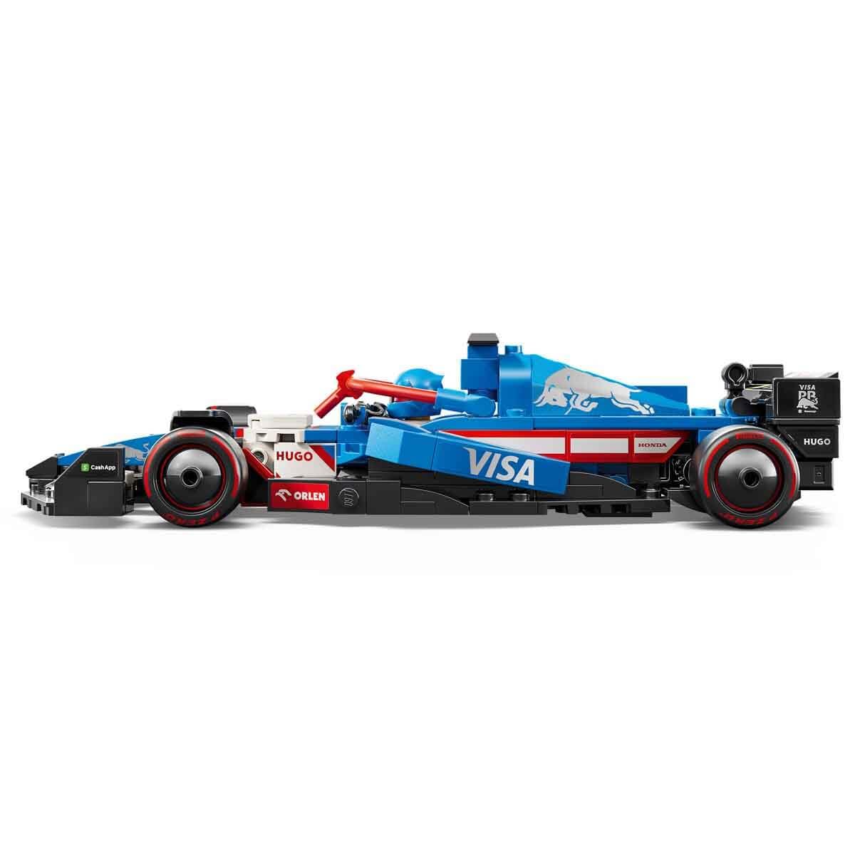 LEGO Speed Champions Visa Cash App RB VCARB 01 F1 racing car - building set with collectible Formula 1 minifigure - buildable model and collector's item - gift for adults and motorsport fans 77246