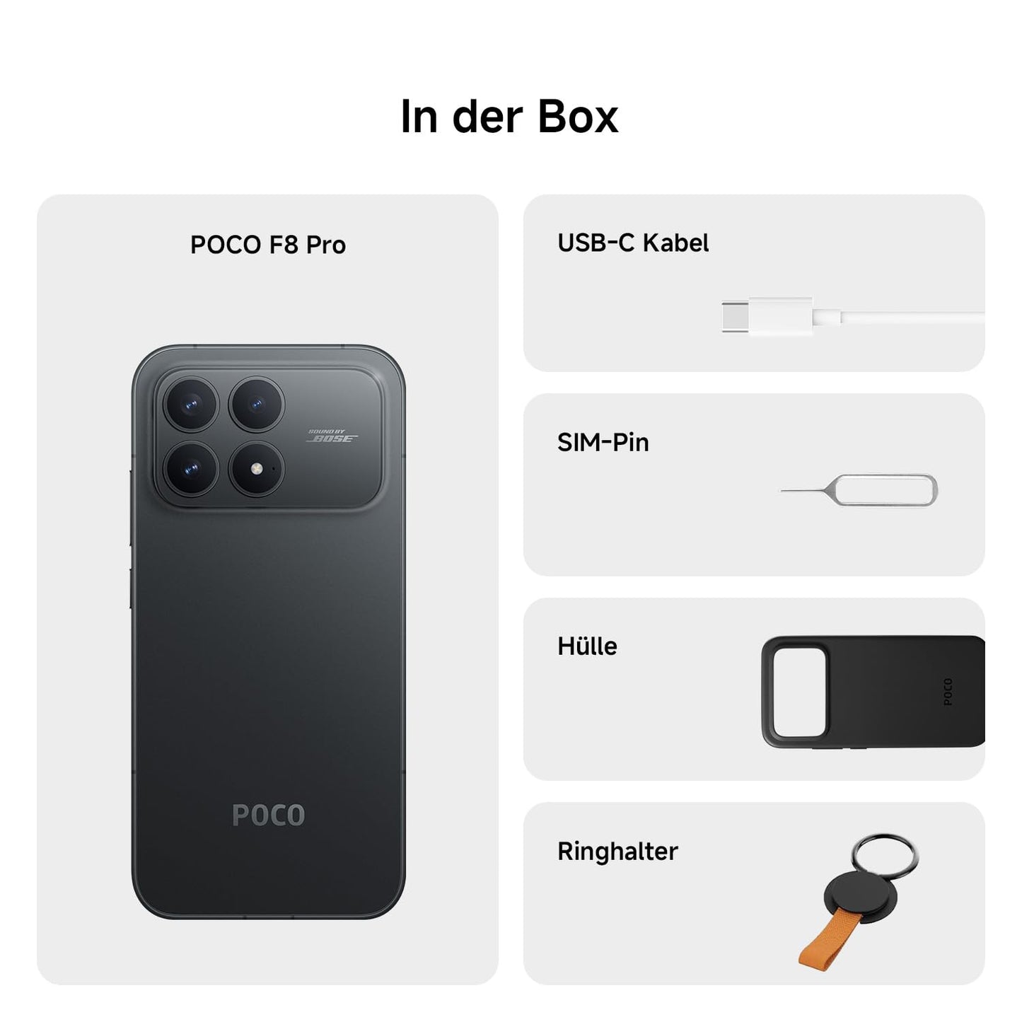 XIAOMI Poco F8 Pro Smartphone, 12+512GB, 6210mAh, 50MP, Black