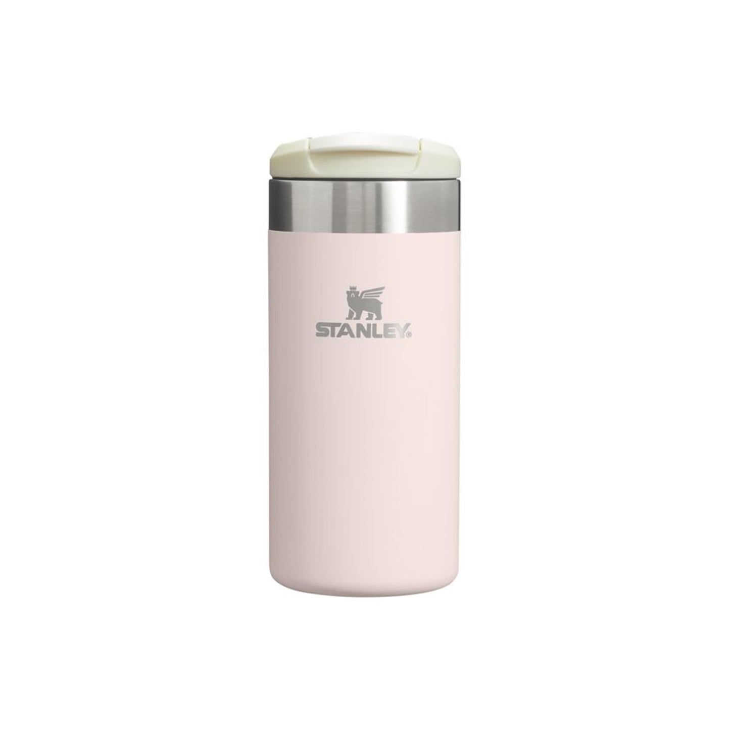 Stanley 1913 Aerolight Transit Thermo Mug 0.35L - Keeps Hot for 4 Hours - Dishwasher Safe - Coffee Mug To Go Leak-Proof - Compatible with Common Car Drink Holders - Rose - 100000108129