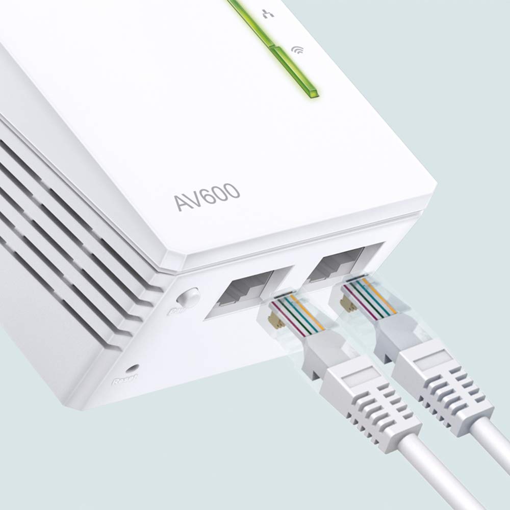 TP-Link WLAN Powerline Adapter TL-WPA4220 WLAN 300Mbit/s, AV600 Powerline, additional unit, it cannot be used alone