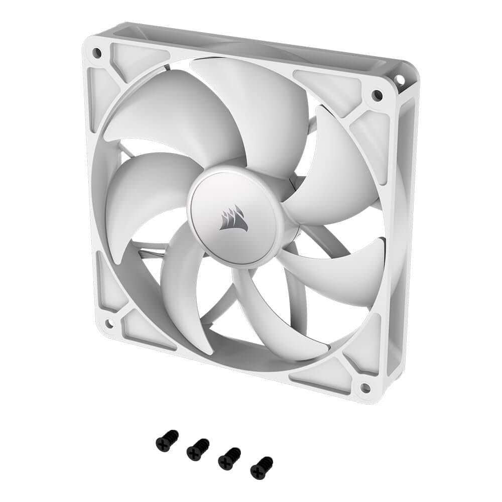 CORSAIR RS140 ventilator PWM de 140mm – pachet dublu, alb - CO-9050195-WW