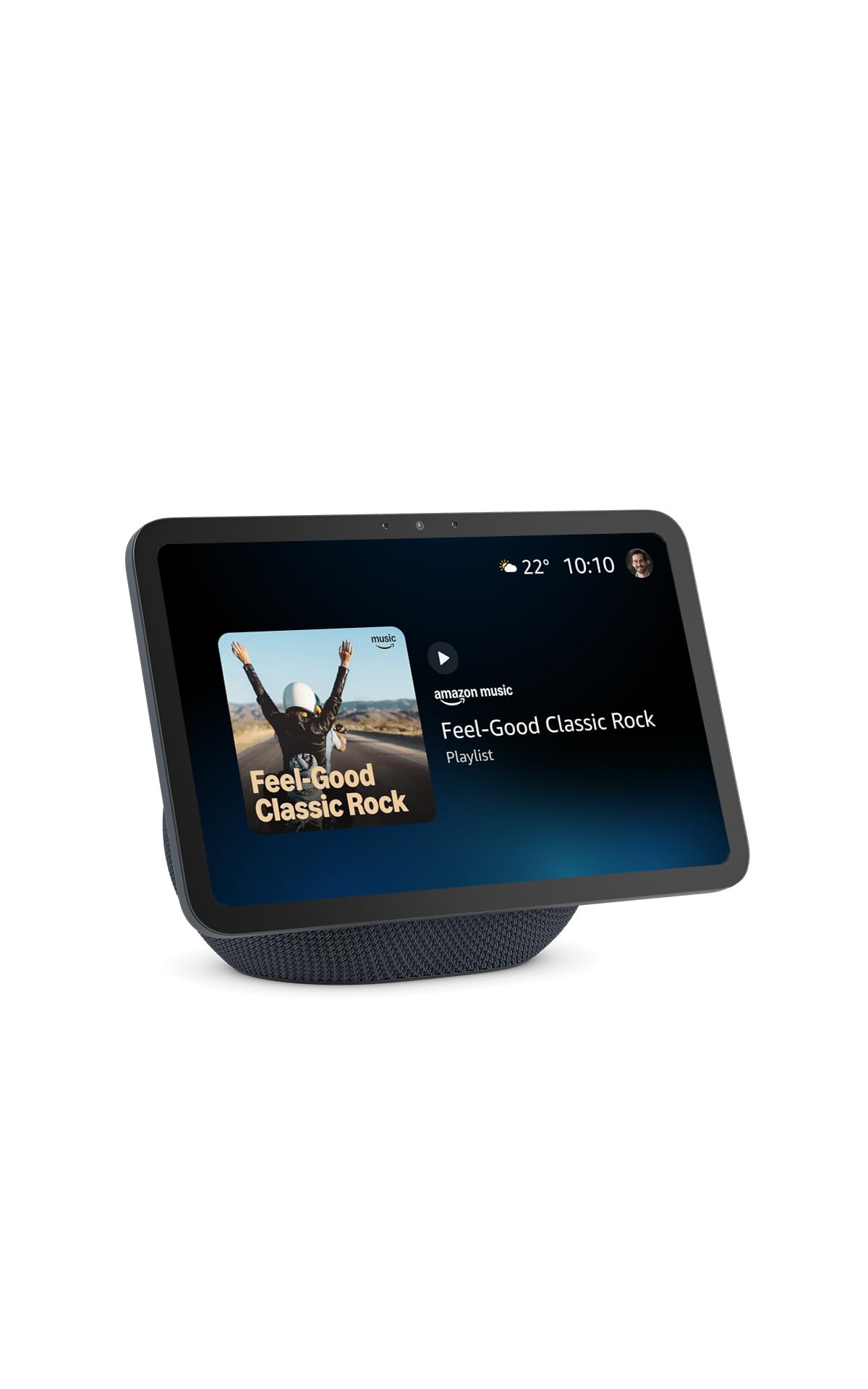 Amazon Echo Show 8 (latest generation), brilliant 8.7-inch display in HD resolution with room-filling and 3D audio, graphite, with Alexa+ Early Access - MD6NE4