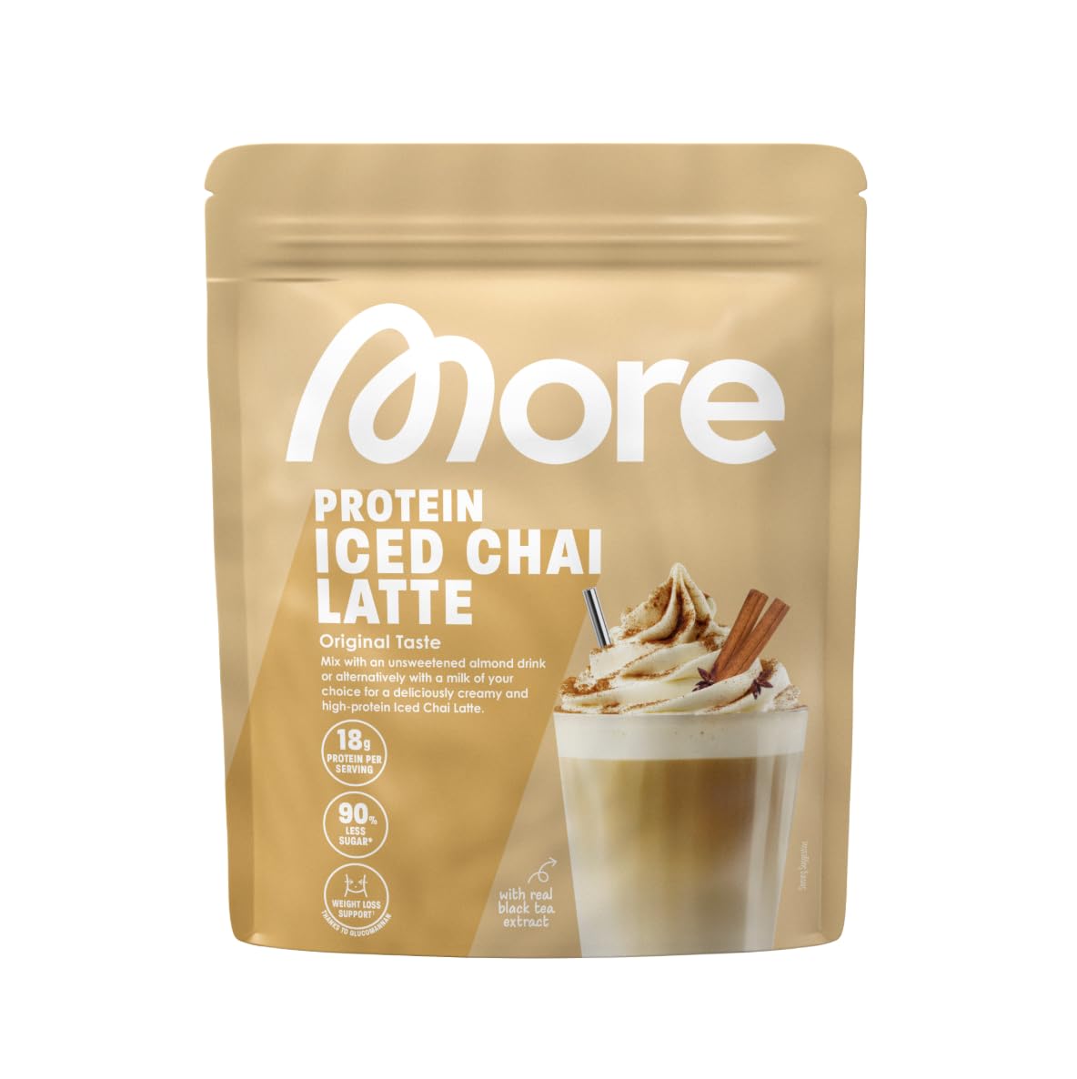 MORE Protein Iced Chai Latte, 650g - XMO50628