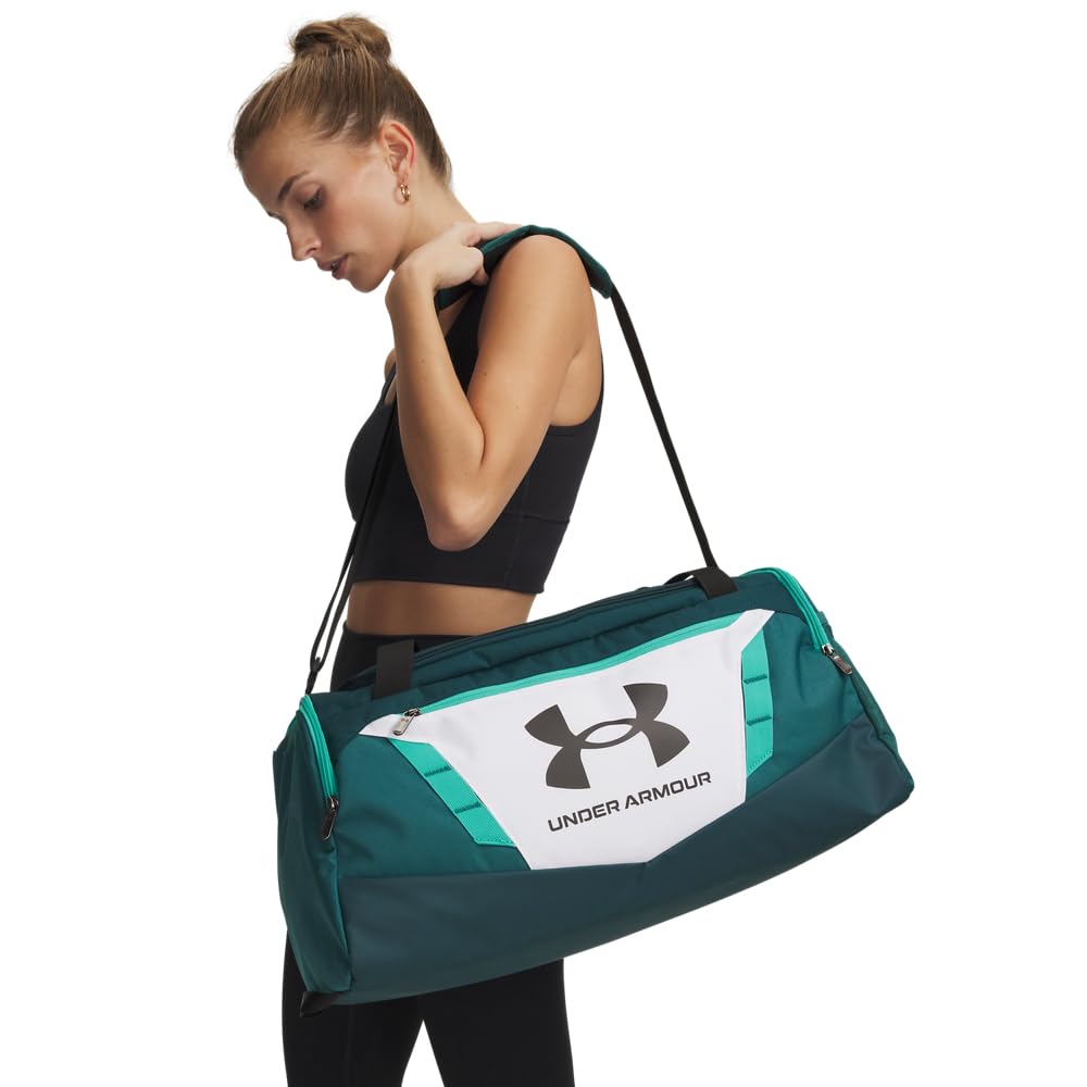 Under Armor Unisex Undeniable 5.0 Small Duffle Bag - White / Arden Green / Black - Small - 1369222