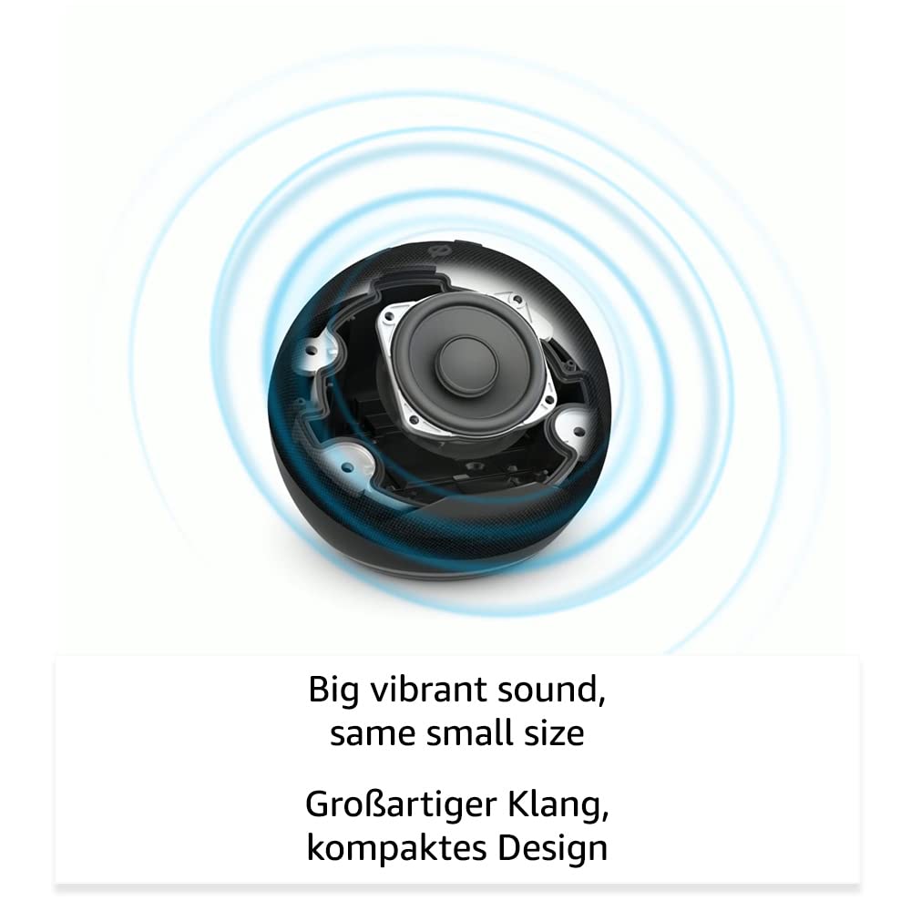 Echo Dot (5th Generation, 2022) International Version | Smart speaker with Alexa | anthracite - C2N6L4