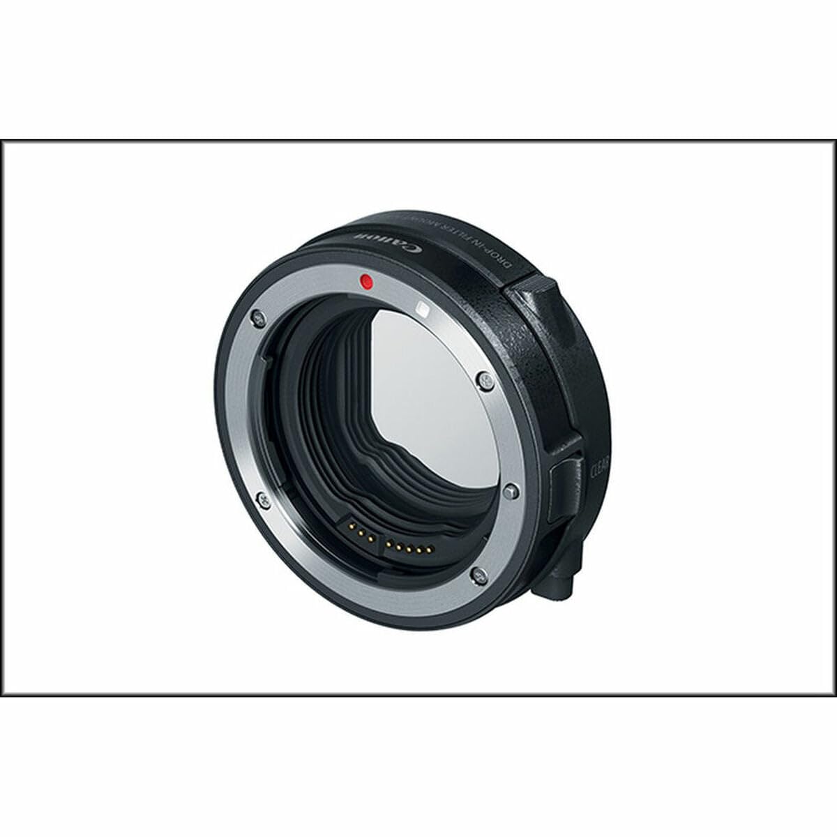 Canon 3442C005 bayonet adapter EF-EOS R with plug-in filter (C-PL: circular polarizing filter A), black