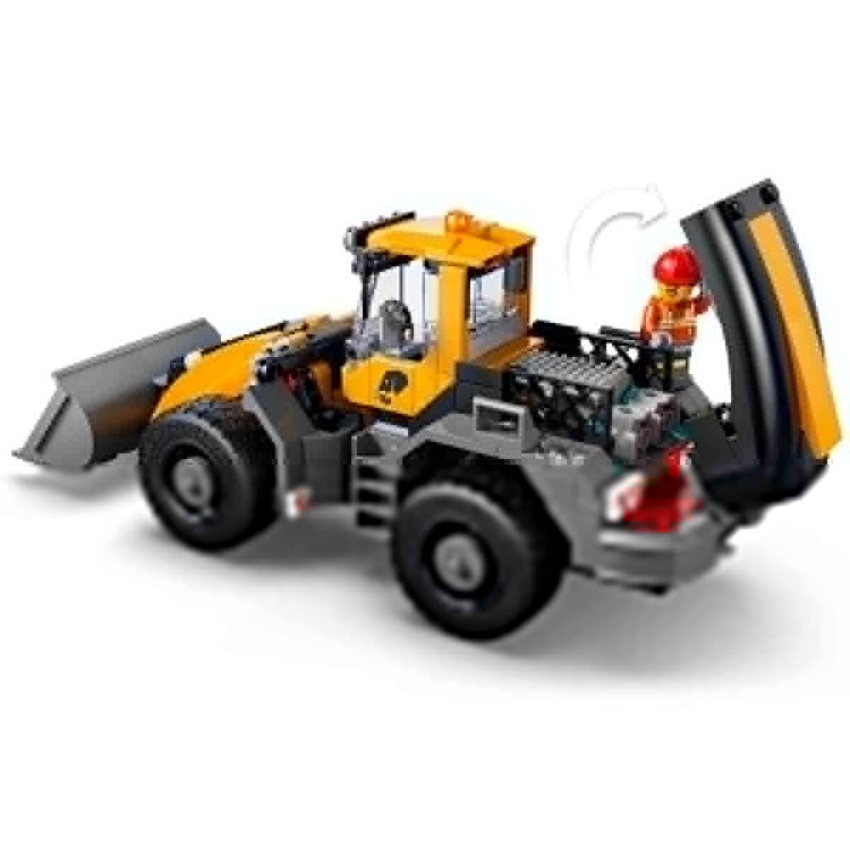 LEGO City Dump Truck and Shovel Loader Toys - Construction Site Vehicles with Working Functions and 3 Minifigures - STEM Birthday Gift for Boys Ages 8 and Up - 60494
