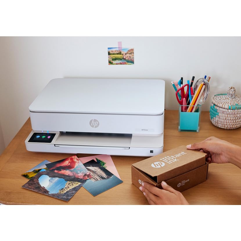 HP Envy 6120, multifunction printer, 3 months of free printing with Instant Ink included, printing, copying, scanning, mobile faxing, Wi-Fi, double-sided printing - C2WS0B#629