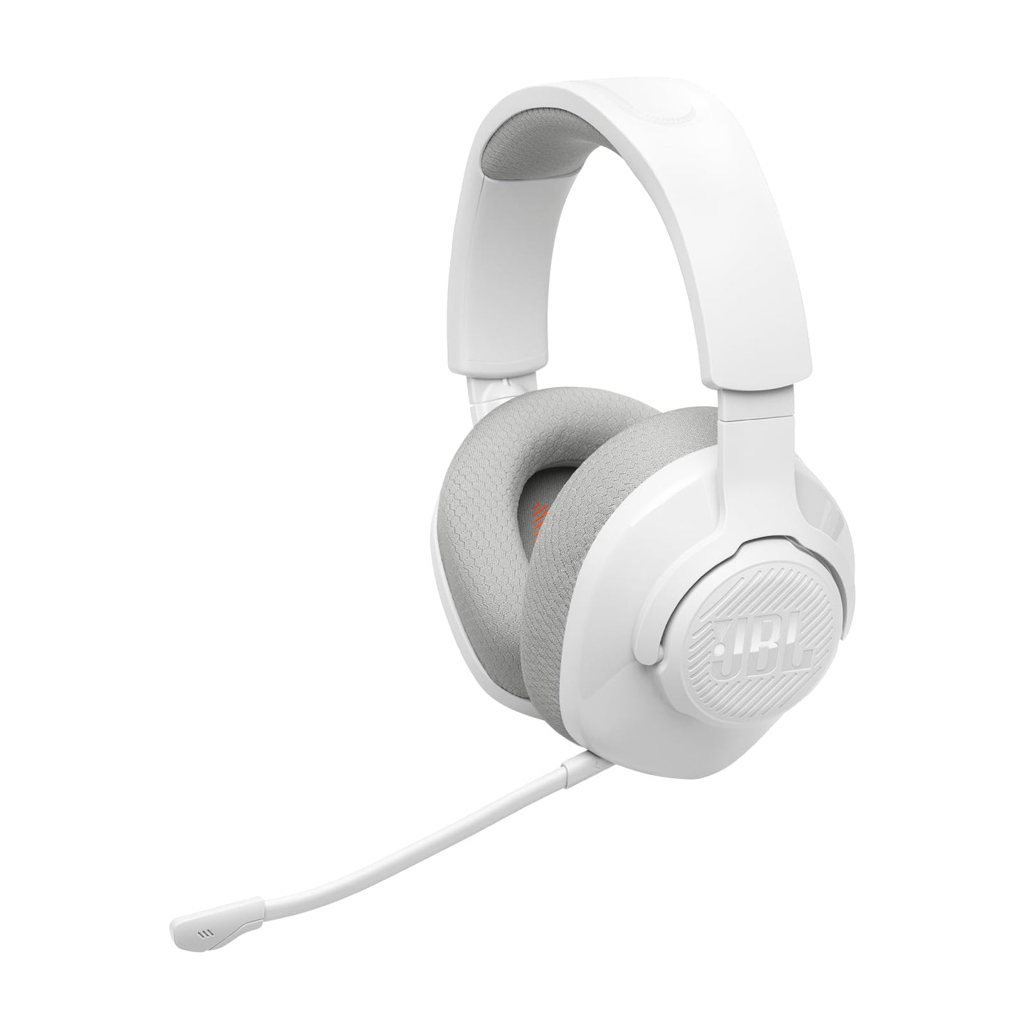 JBL Quantum 360 Wireless Over-Ear Gaming Headphones with 2.4GHz/Bluetooth Dual Wireless Connection, 22-Hour Battery, Multi-Platform Compatibility, Detachable Microphone with Mute, White - JBLQTUM360WHT