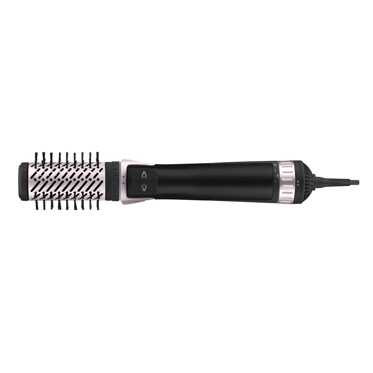 Rowenta CF9550 Brush Activ' Dry & Style Hot Air Brush, 2-in-1 Hot Air + rotating attachment, left/right rotation, Ionic Booster, including ceramic-coated brush attachments, White/Metallic Lilac