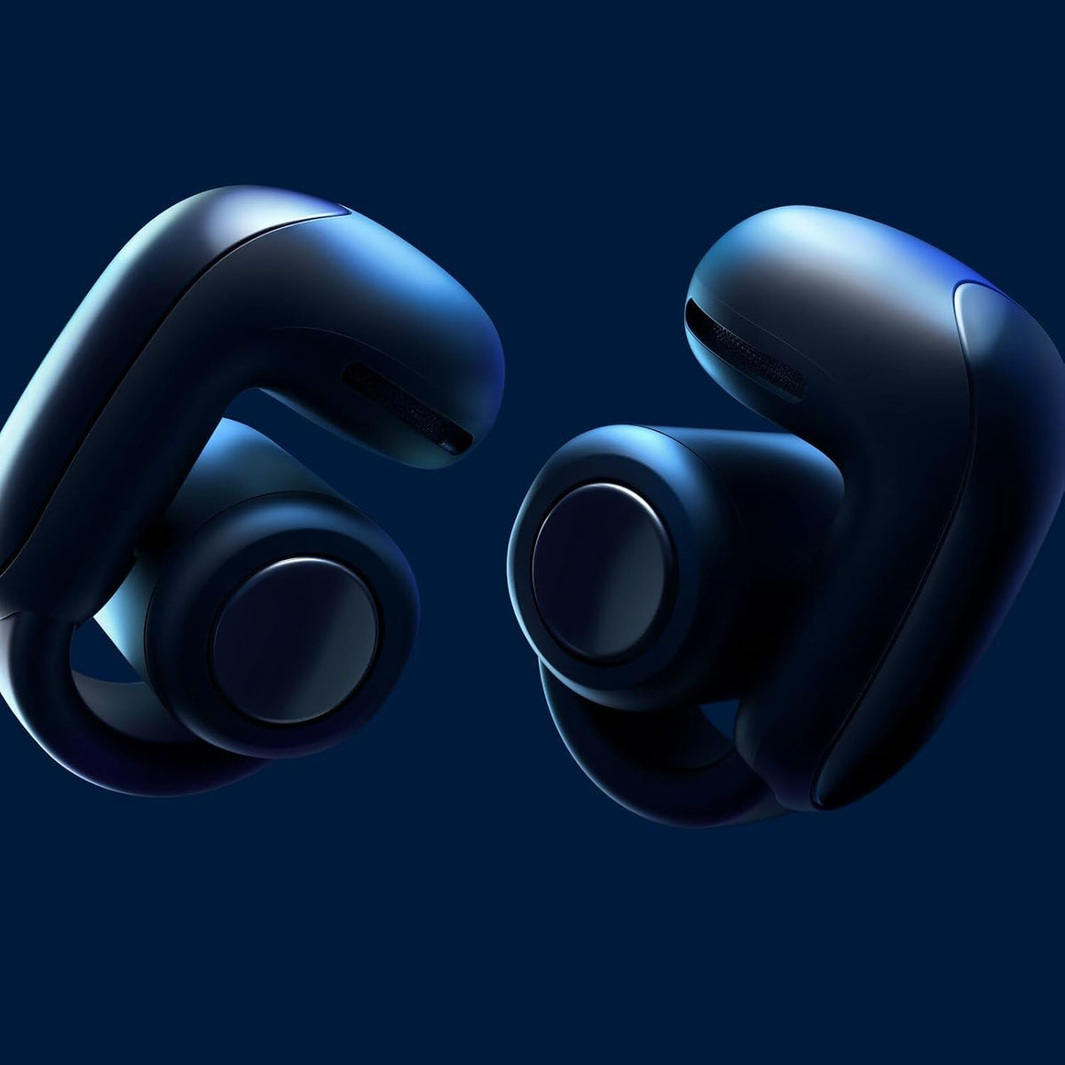 Bose Ultra Open Earbuds with Bluetooth and OpenAudio technology, Clip On headphones, wireless Open Ear earbuds, immersive audio, up to 48 hours battery life, Moon Blue - Limited Edition - 881046-0600