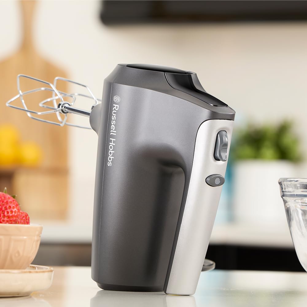 Russell Hobbs Hand Mixer, 5 Speeds, 350 Watts, Anthracite - 27151