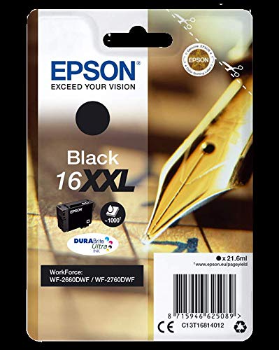 EPSON 16XXL Black Extra High Yield Ink Cartridge - 235M191