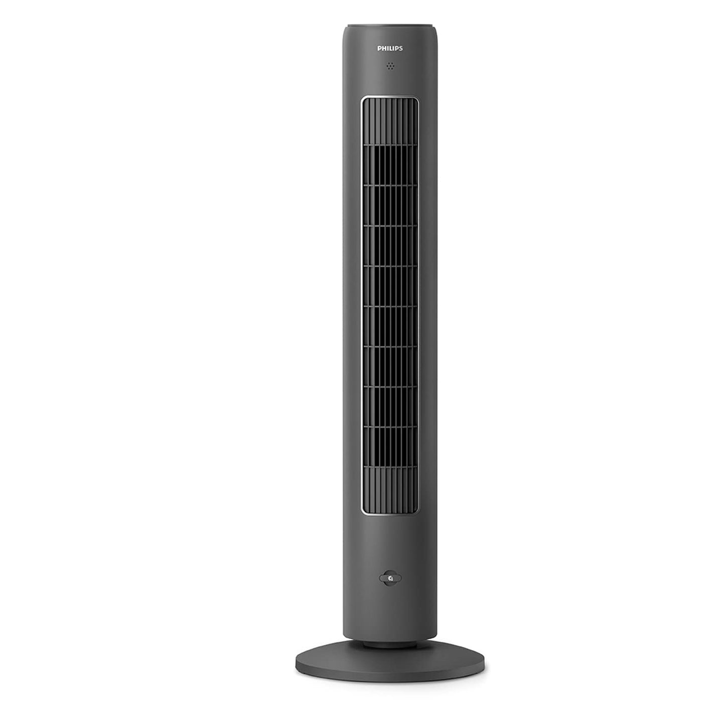 Philips Oscillating Tower Fan 5000 Series 105cm Remote Control Timer 3 Speeds 3 Modes 40W Powerful Quiet Airflow Aroma Diffuser Gray (CX5535/11) - CX5533/11