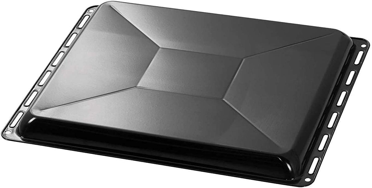 ICQN 445 x 375 x 25 mm non-stick coating baking tray | Suitable for Whirlpool Ignis Bauknecht | Oven drip pan | Scratch resistant | Non-stick | 44.5 x 37.5 x 2.5 cm, 445-non-stick-25 - 445-antihaft-25