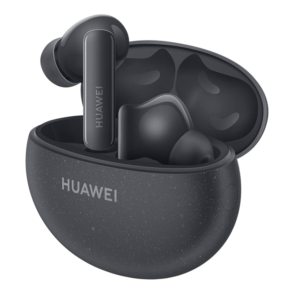 HUAWEI FreeBuds 5i Wireless Headphones, TWS Bluetooth Headphones, Hi-Res Sound, Multi-Mode Noise Cancellation, 28 Hour Battery Life, Waterproof, Nebula Black - 55036653