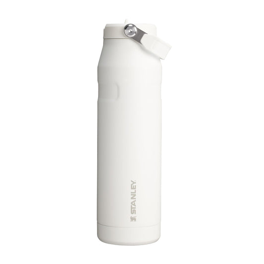 Stanley 1913 Flip Straw Drinking Bottle with Straw 1.06L - Thermal Mug Cools for 17 Hours - 4 Days Ice Cold - BPA Free - Leakproof - For Drink Holders - Dishwasher Safe - Frost - 100000108035