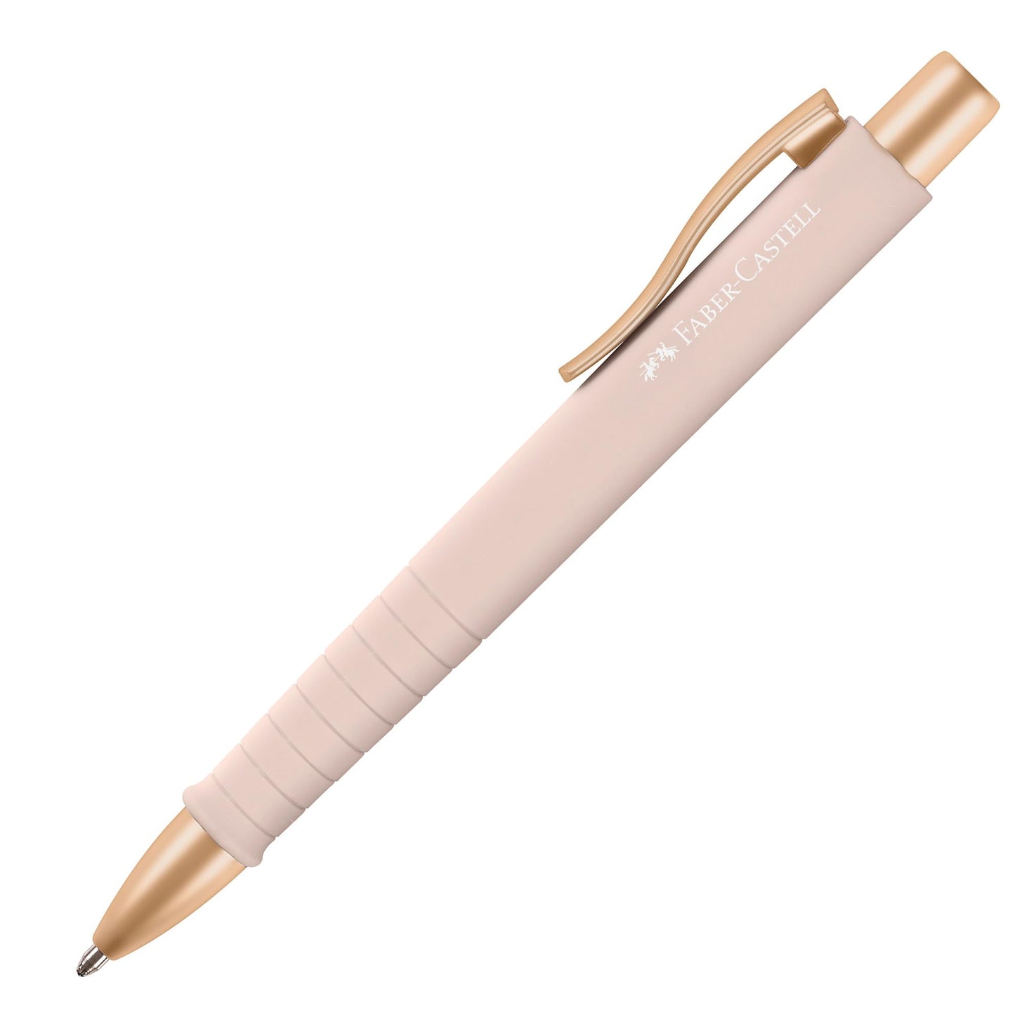 Faber-Castell - Ballpoint pen Poly Ball pale rose, 5 pieces - 205360