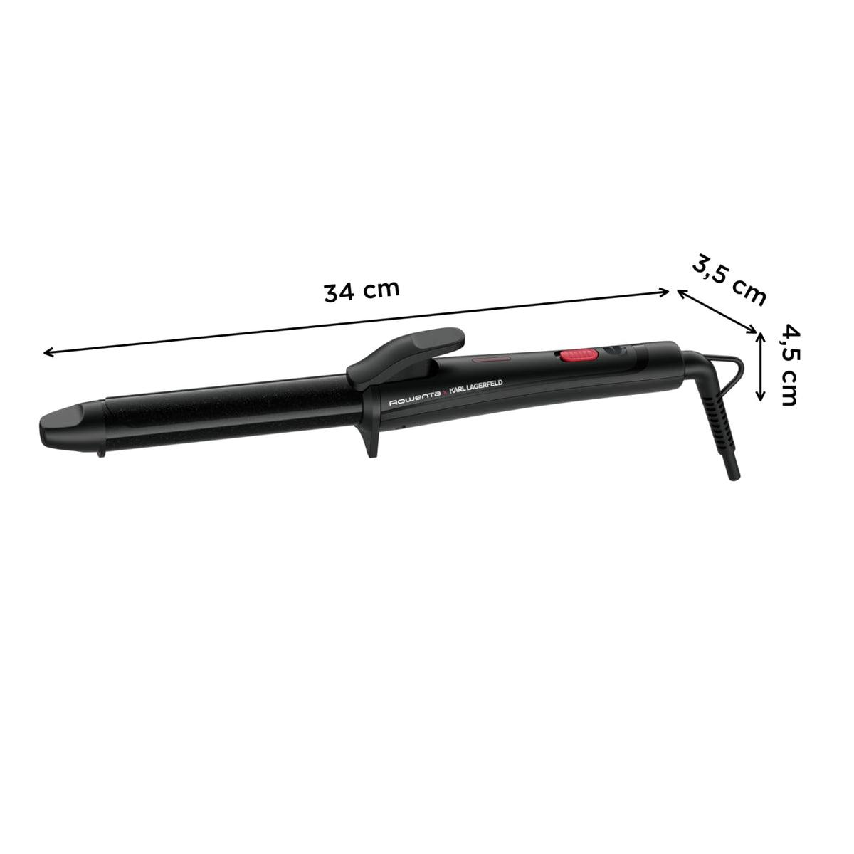 Rowenta x Karl Lagerfeld Lockenstab 25 mm, încălzire rapidă CF321L