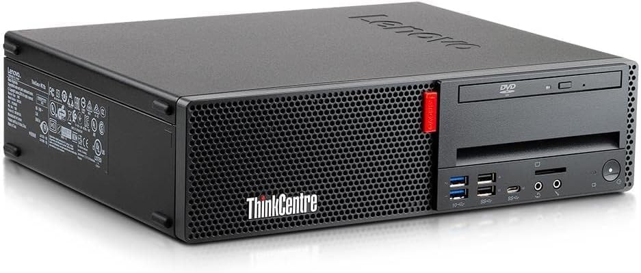Lenovo ThinkCentre M720s SFF Desktop Computer, Intel Core i5-8500, 16GB RAM, 256GB SSD, WiFi, Bluetooth, US QWERTY Keyboard, Windows 11 Pro (Refurbished)