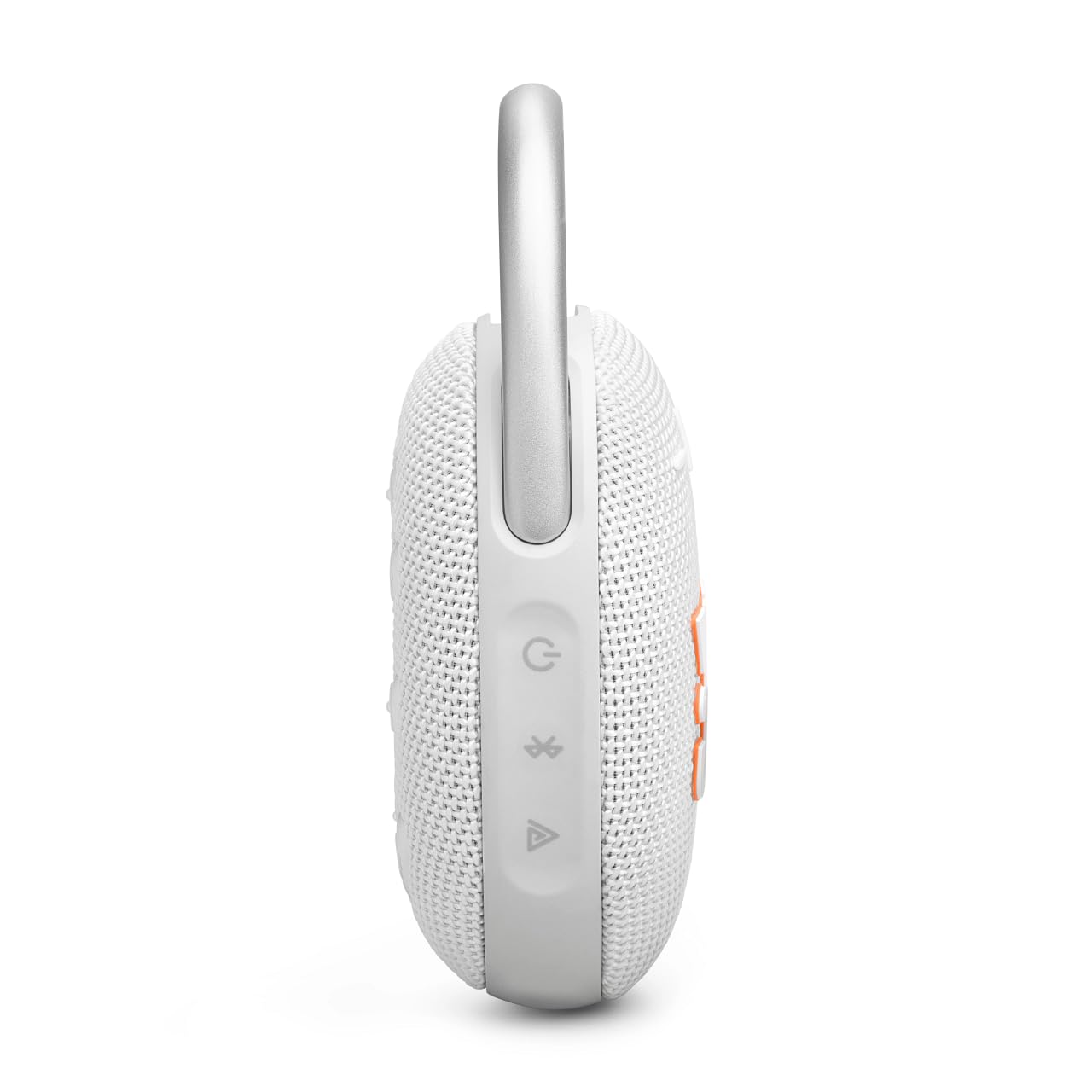 JBL Clip 5 - Gray - Portable Bluetooth speaker box with JBL Pro Sound, deep bass and playtime boost function - Waterproof and dustproof - 12 hour runtime - JB.JBLCLIP5WHT