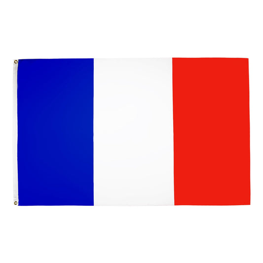 AZ FLAG - France Flag - 250x150 cm - Large French Flag 100% Polyester with Brass Eyelets - 300g - K_67