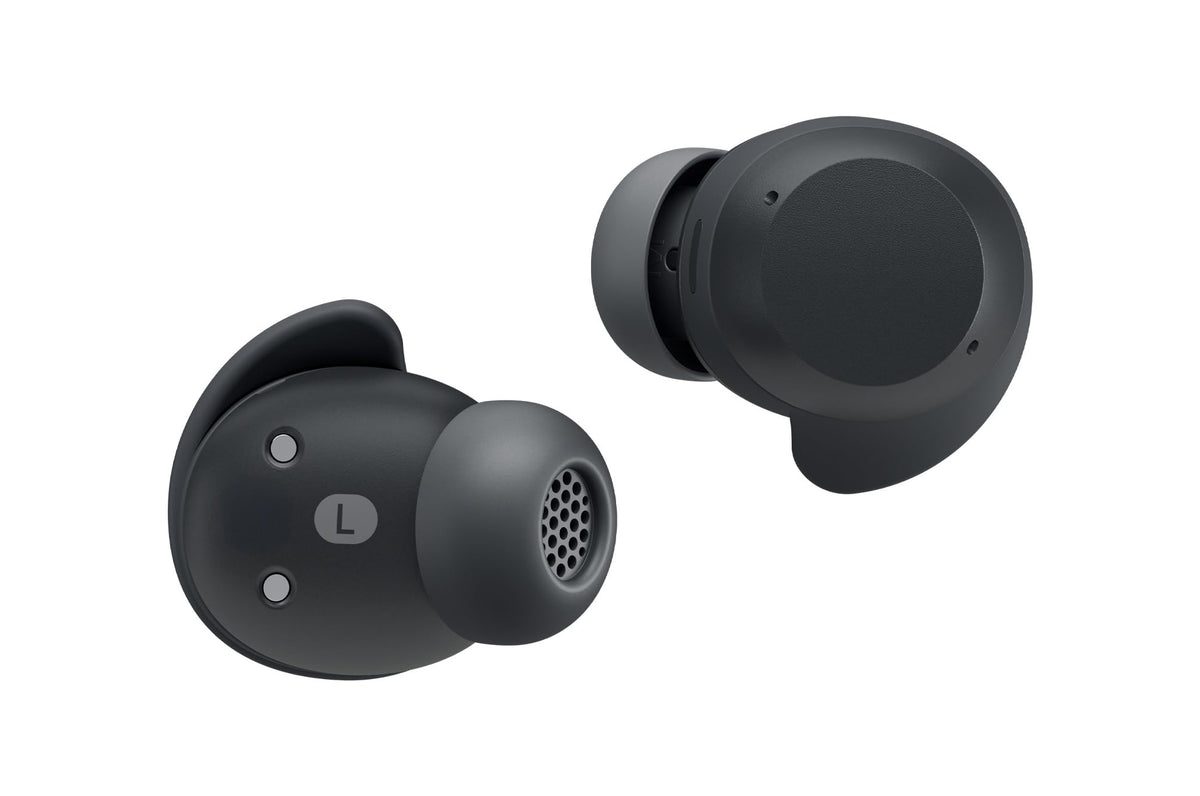 LG Xboom Buds Plus In-Ear Bluetooth Căști Căști Bluetooth pentru sport Căști Bluetooth In-Ear fără fir Anularea zgomotului Protecție împotriva stropirii IPX4 Culoare: Negru - BUDSPLUS.AEUSLBK