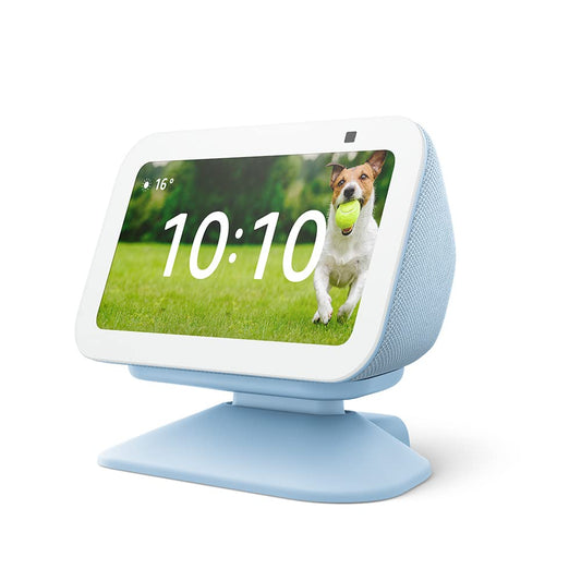 Adjustable Stand with USB-C Charging Port for Echo Show 5 (3rd Gen) | Grey-blue - 53-031020