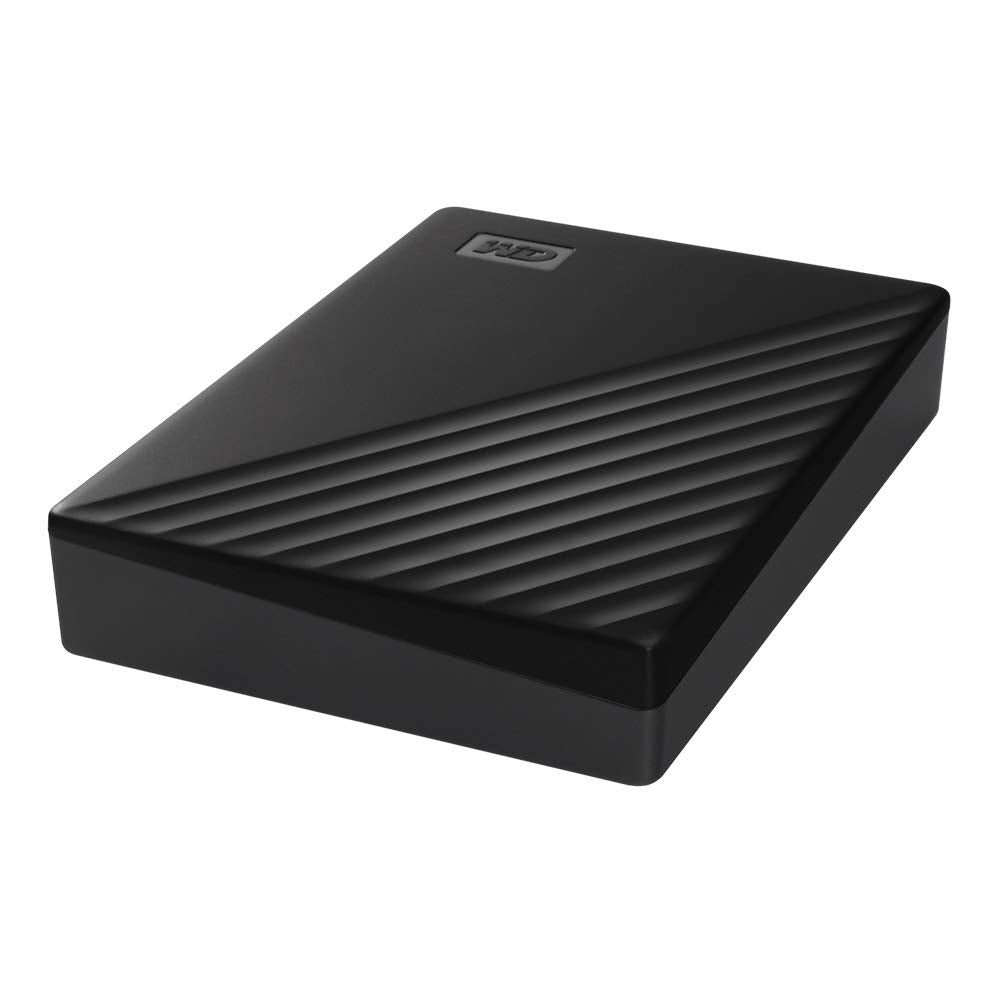 WD My Passport External Hard Drive 5TB (Portable Storage, Slim Design, Downloadable Software, Automatic Backups, Password Protection) Black - also compatible with PC, Xbox and PS4 - WDBPKJ0050BBK-WESN